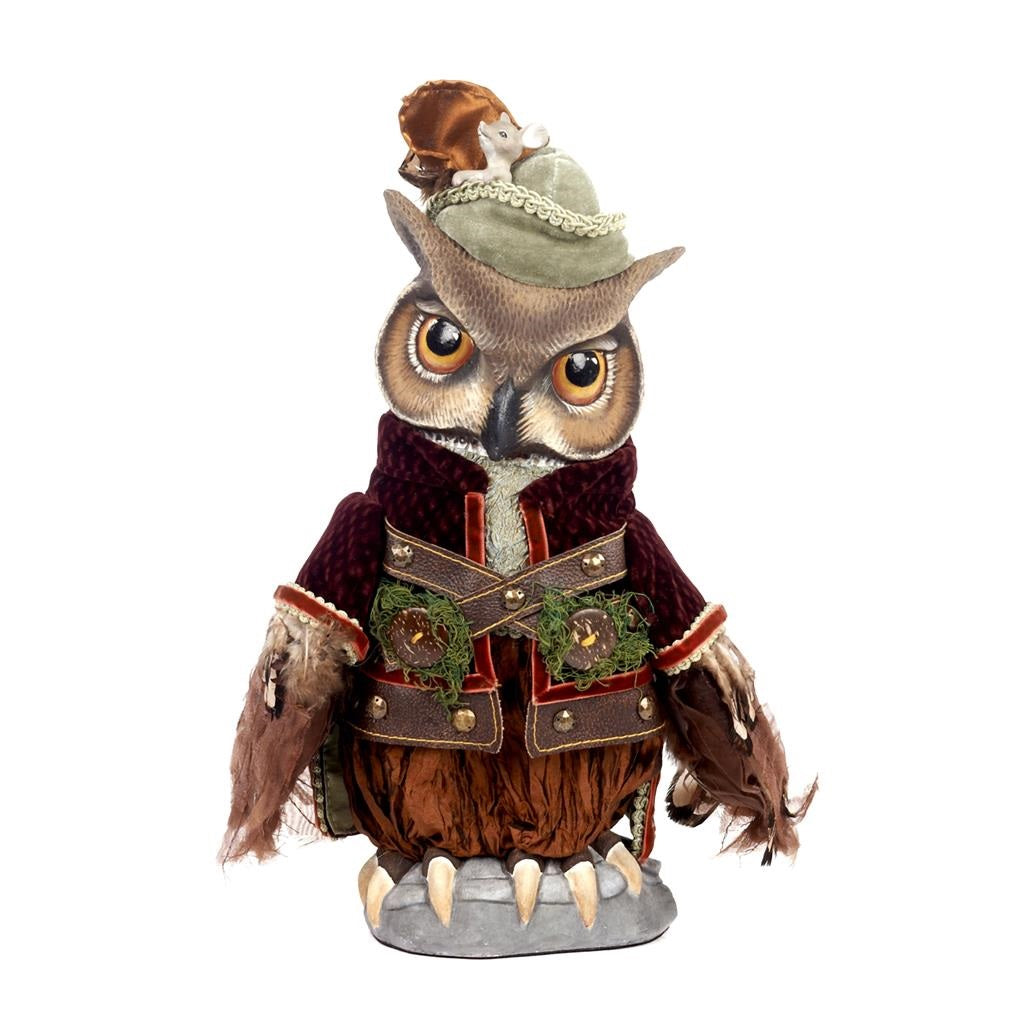 A fabolous decoration to buy in UK - Katherine's Collection Woodland Owl Doll KC 28-728485