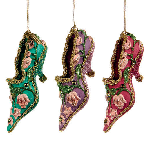 Katherine's Collection Shoe Ornament 3 Assorted KC 28-728597