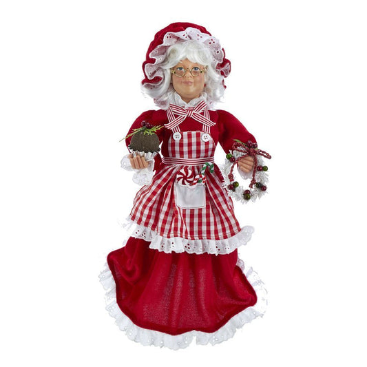 Kurt Adler NYC KK0067 KSA Kringles Mrs. Claus With Apron