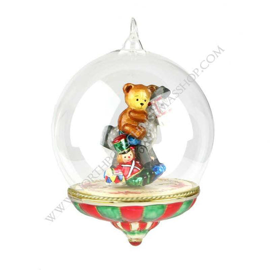 For sale in UK Komozja Family Mostowski Globe with toys (teddy,horse,drummer)