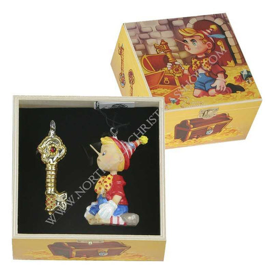 For sale in UK Komozja Family Mostowski Pinocchio Gold Key Set