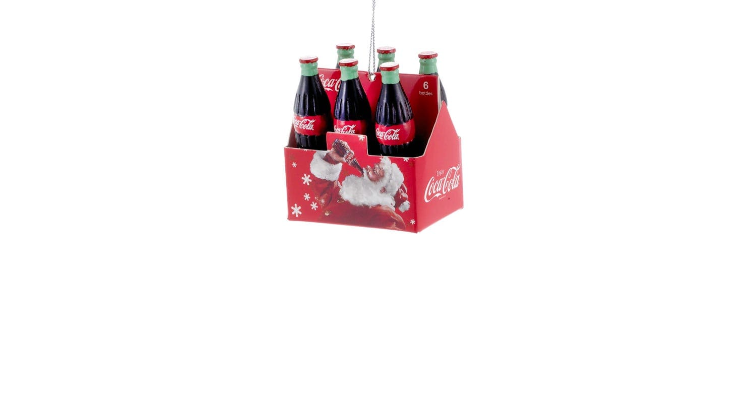 Kurt Adler 2.75" Coca-Cola 6-Pack Mini Ornament CC2145