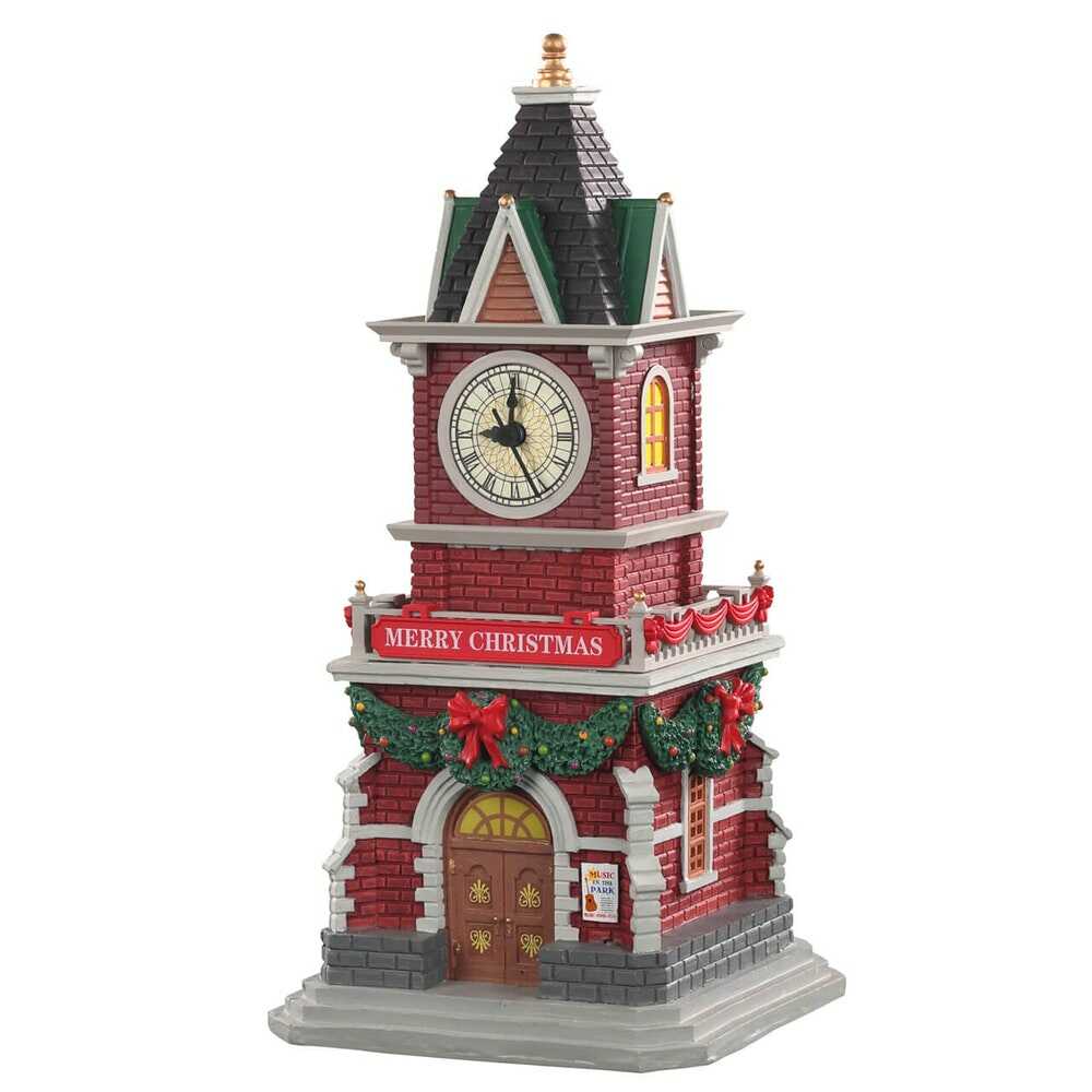 Lemax Village 2021 Tannenbaun Clock Tower 05679 for sale in UK