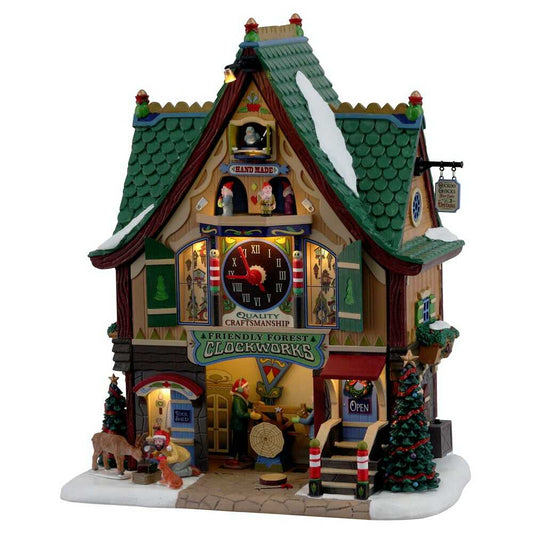 Lemax Village 2021 Friendly Forest Clockworks 15734 for sale in UK