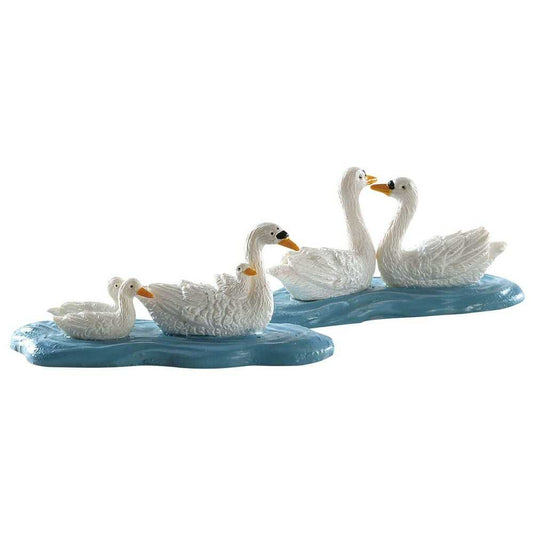 Lemax Village 2021 Swans, Set Of 2 82613 for sale in UK