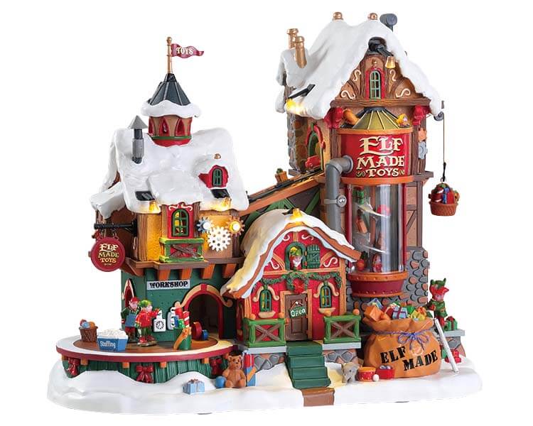 Buy in UK Lemax Elf Made Toy Factory (75190)