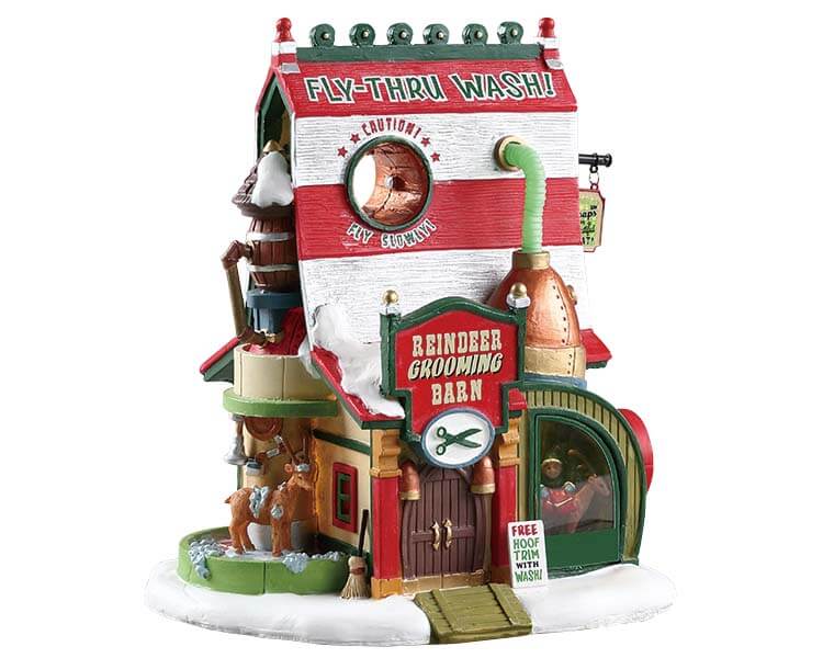 Buy in UK Lemax Reindeer Grooming Barn (75293)