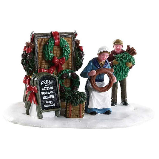 Lemax Handmade Wreaths 83362 - Lemax Caddington Village for sale in UK