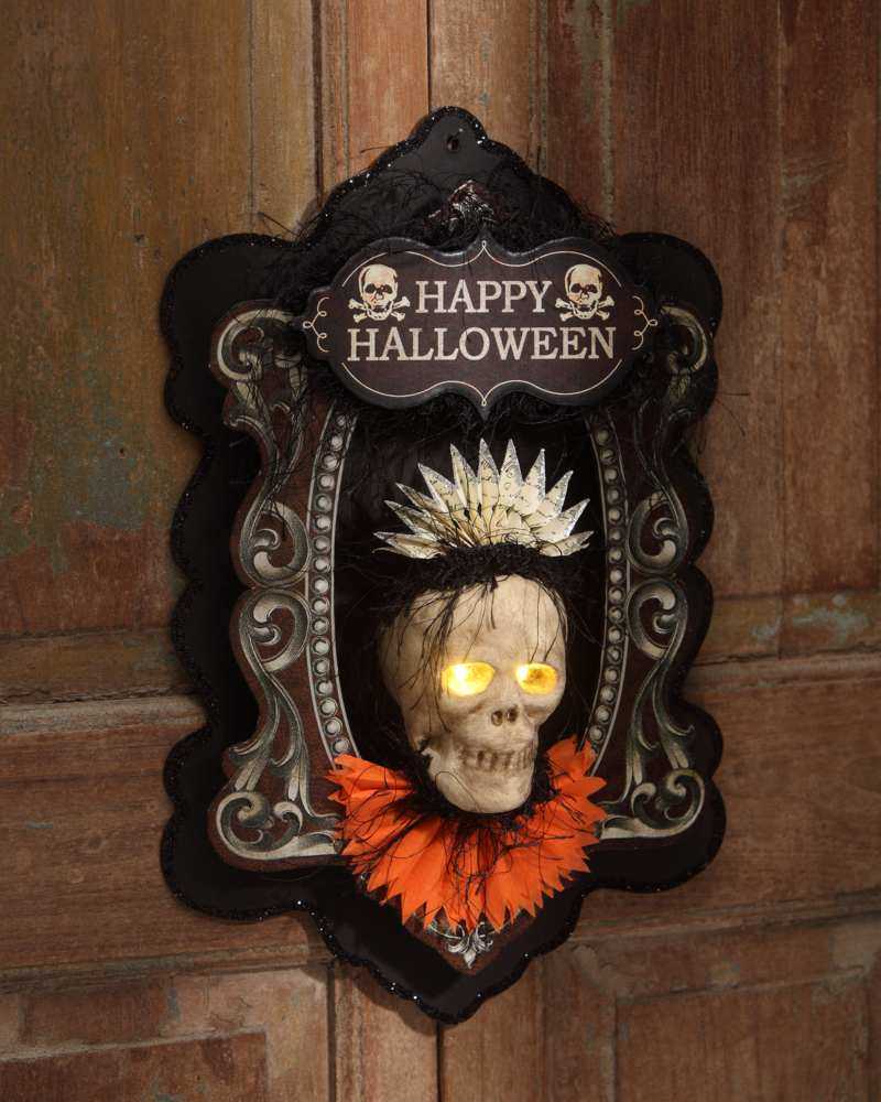 For sale in UK LO6464 Bethany Lowe  Skeleton Wall Plaque