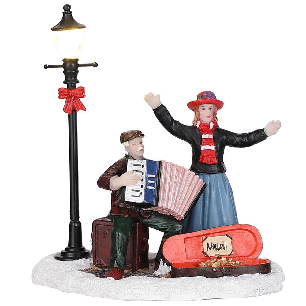 Luville Collectables Chansons with accordionist battery operated