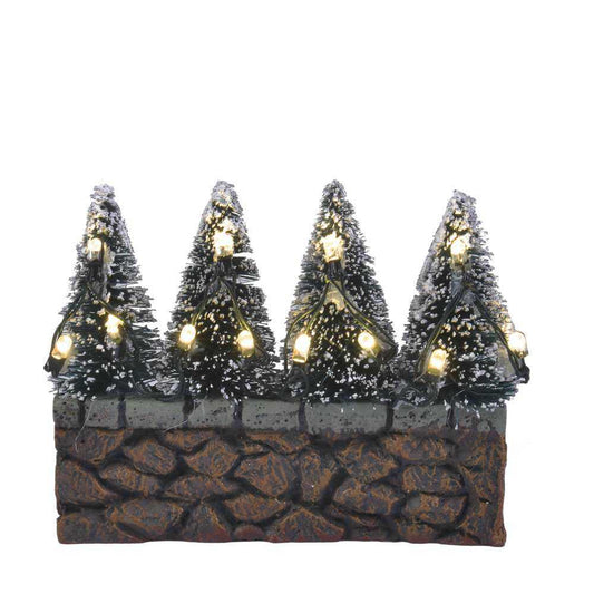 Luville Collectables Bristle trees on stone wall 611187 for sale in UK