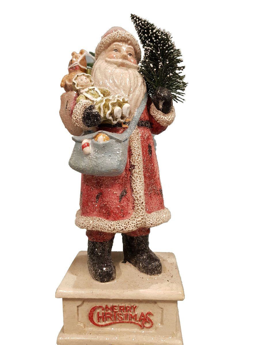 A fabolous decoration to buy in UK - Mark Roberts Bavarian Santa 64-20882 Stocking Holder