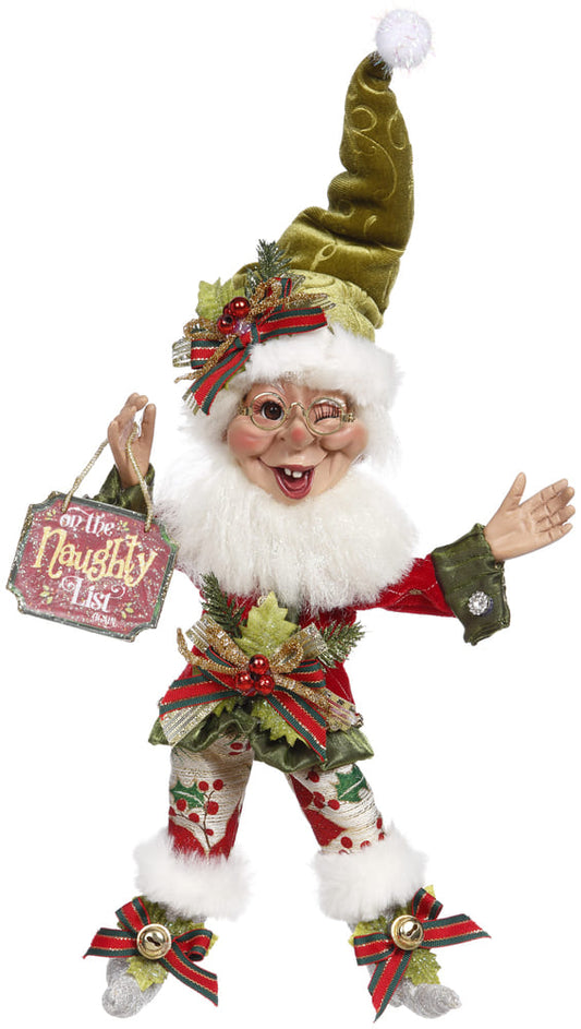 A fabolous decoration to buy in UK - 51-16202 Mark Roberts The Naught Elf Small