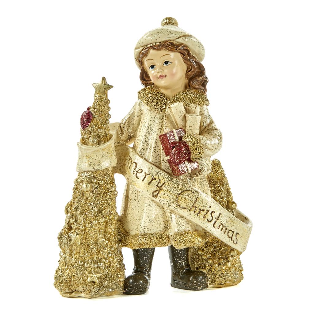 For sale in UK Snowgirl with Tree MC 31162