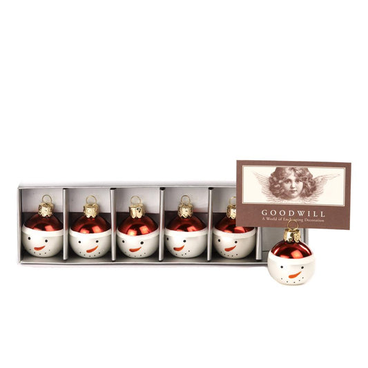 For sale in UK Glass Snowman Cardholder Box 6 P 36646