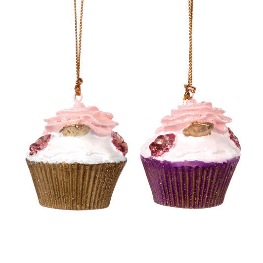 For sale in UK Rose Cupcake Ornament R 87242