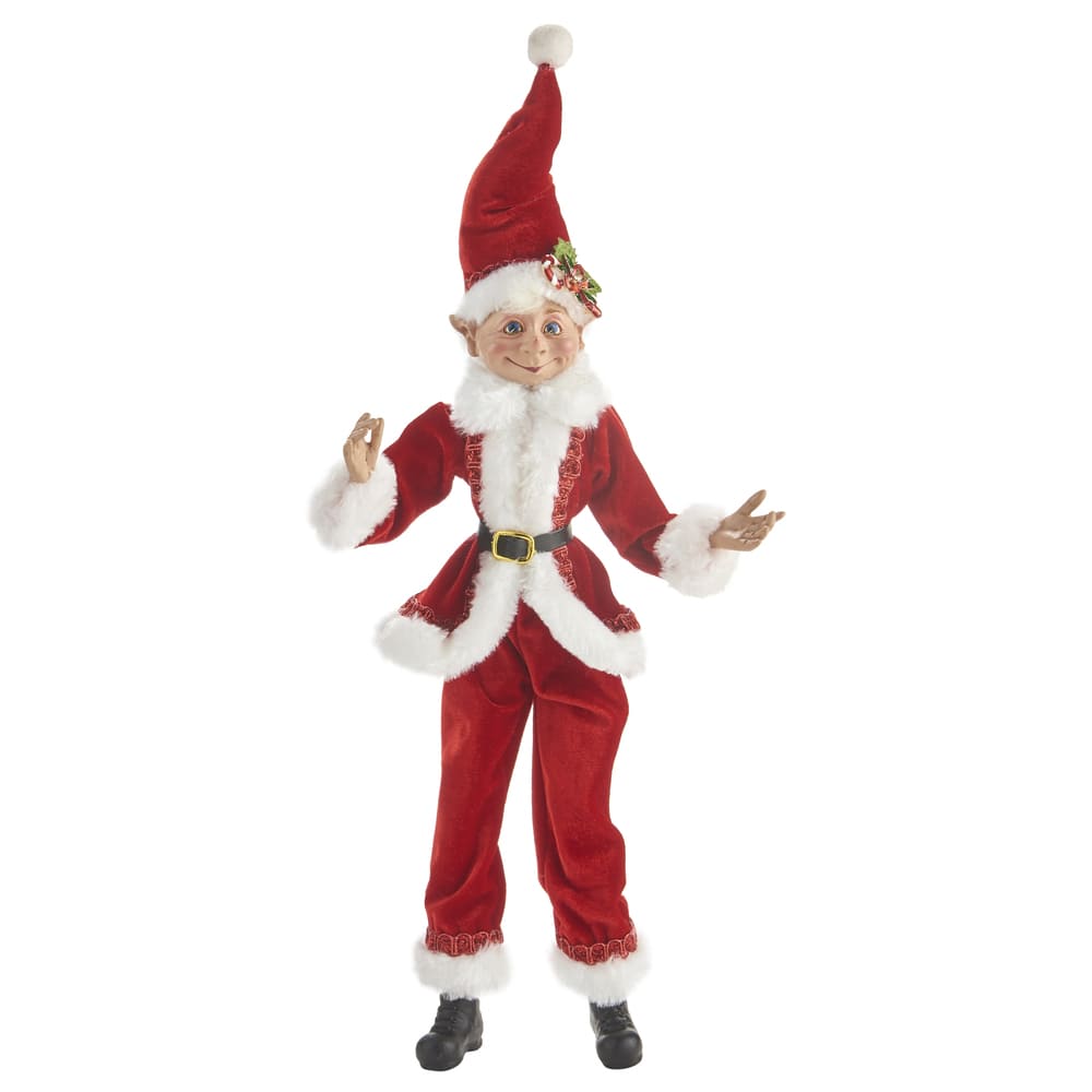 A fabolous decoration to buy in UK - Raz Imports 16inch Posable Elf 4002222