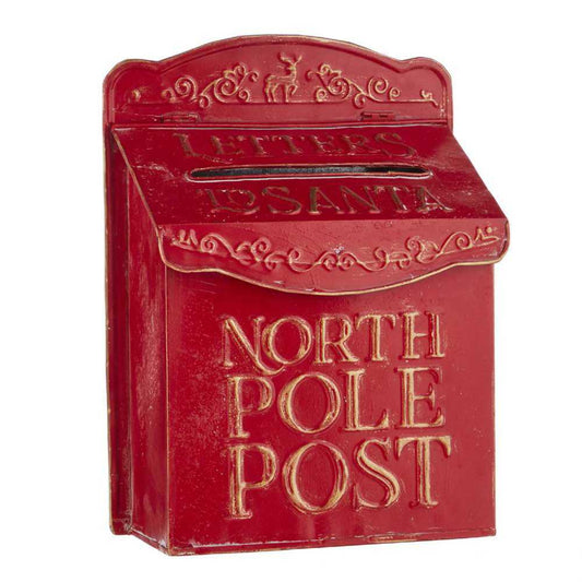 A fabolous decoration to buy in UK - RAZ Imports North Pole Post Mail Box 4012373