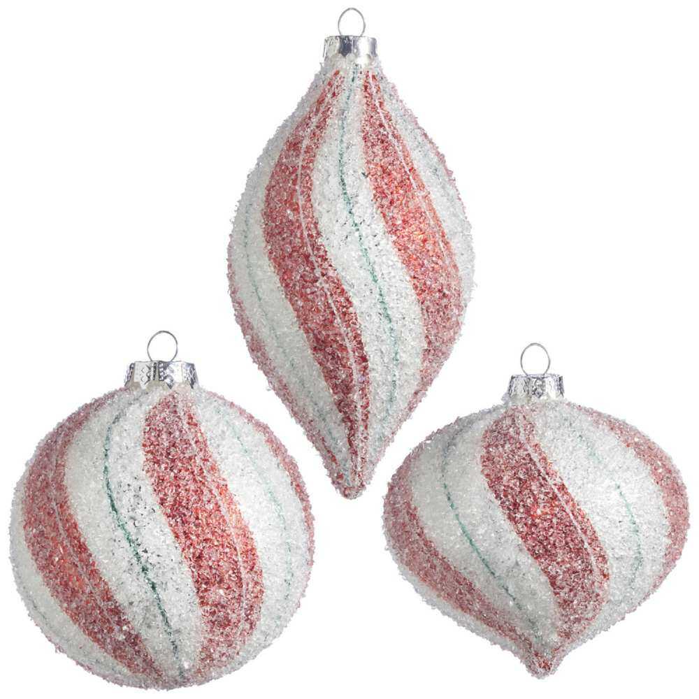 A fabolous decoration to buy in UK - RAZ Imports Iced Peppermint Ornament 4022848