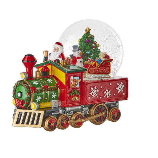 A fabolous decoration to buy in UK - RAZ Imports Train Musical Snow Globe 4071355