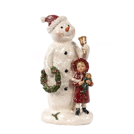 For sale in UK Glitter Ice Snowman with Girl S 30103