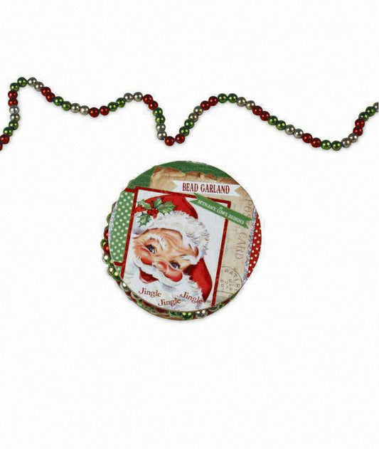 A fabolous decoration to buy in UK - SN7534 Bethany Lowe Mini Jolly Bead Garland