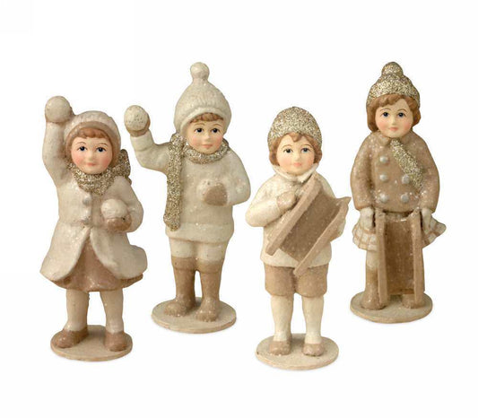 A fabolous decoration to buy in UK - TD6103 Bethany Lowe Mini Tradtional Snow Child Christmas Ornaments