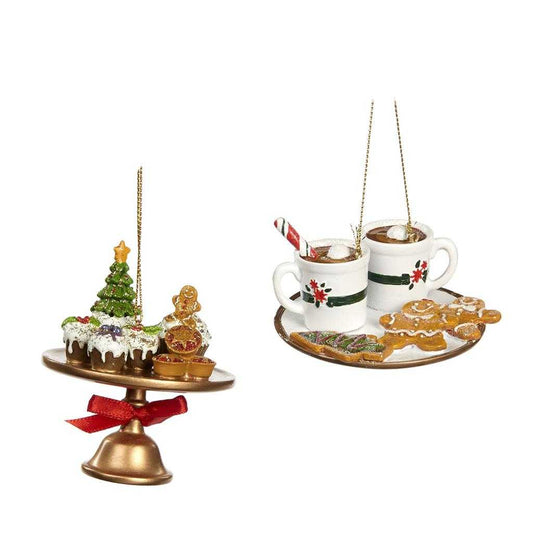 Goodwill Belgium Dessert Coffee Plate Ornament 2 Assorted TR 24744