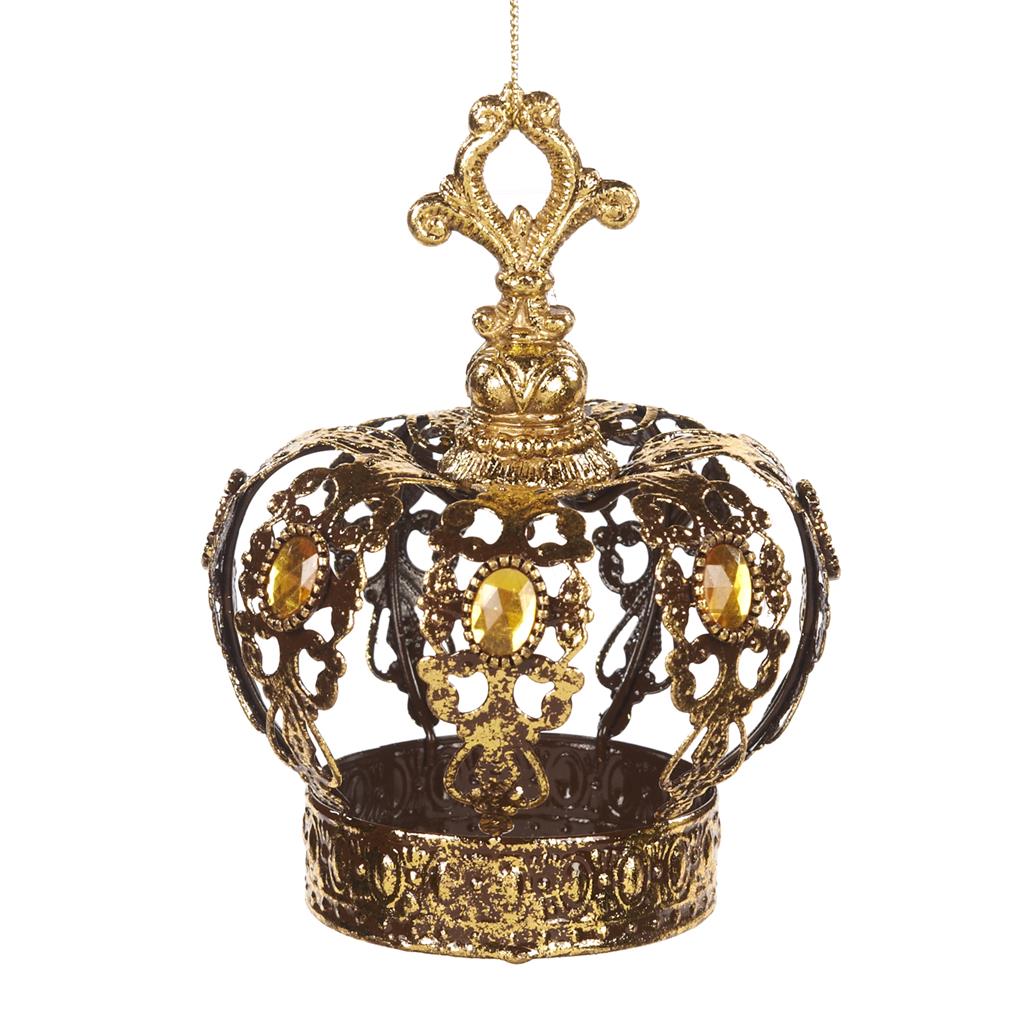 For sale in UK Metal Jewel Crown Ornament TR 27178