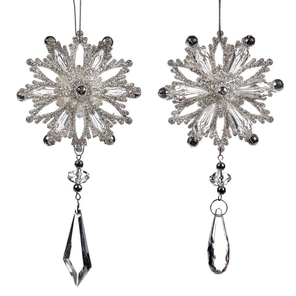 For sale in UK Snowflake Dangle Ornament TR 27309