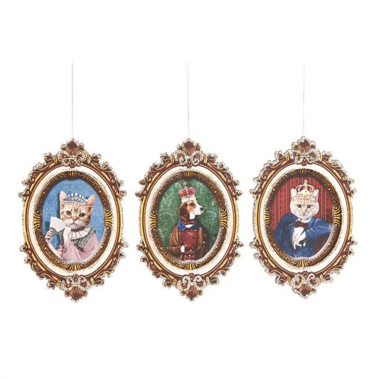 For sale in UK Paper Royal Animal Ornament 3 Assorted Y 63218